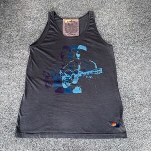 Aviator Nation John Mayer Born and Raised World Tour 2013 Tank Top Mens XL Blue